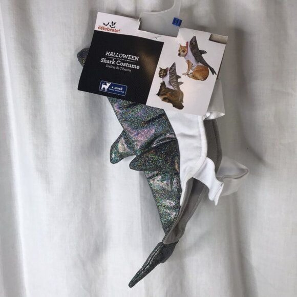 Dog Great White Shark Halloween Costume Cat Halloween Size XS Small Pet New - Picture 3 of 13